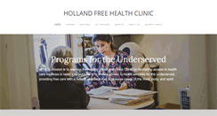 Desktop Screenshot of hfhclinic.org