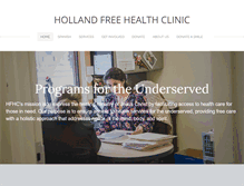 Tablet Screenshot of hfhclinic.org